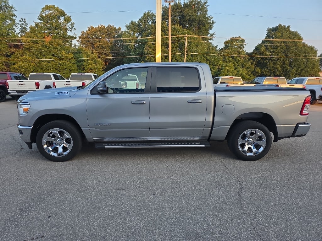 2022 RAM 1500 Big Horn in Silver — front three-quarter view