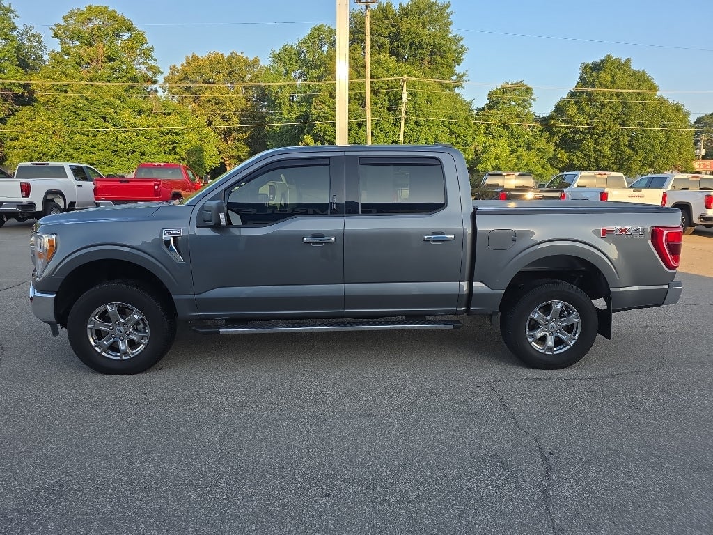 2021 Ford F-150 XL in Gray — front three-quarter view