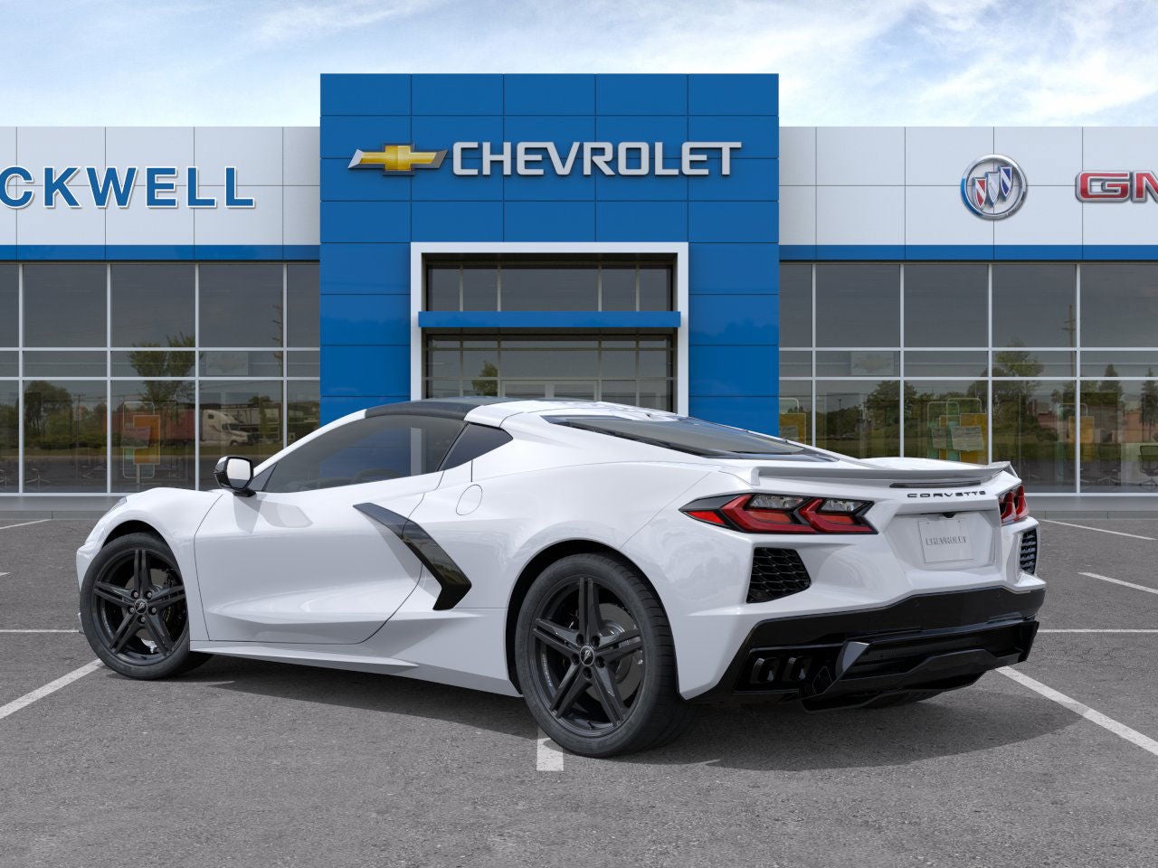 2026 Chevrolet Corvette Stingray — rear three-quarter view