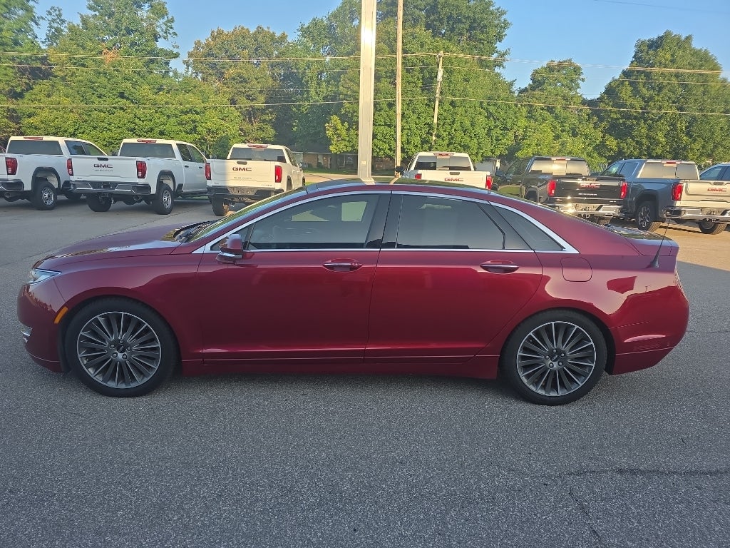 2014 Lincoln MKZ Base in Maroon — front three-quarter view